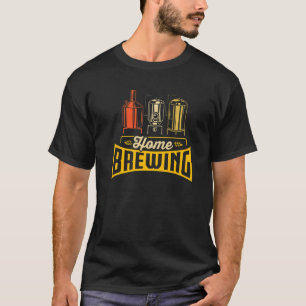 Retro Grafische Thuisbrouwerij Wijn maken Brouweri T-shirt