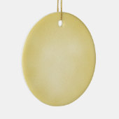 Retro Grainy Beige Achtergrond Keramisch Ornament (Rechts)