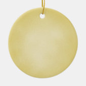 Retro Grainy Beige Achtergrond Keramisch Ornament (Voorkant)