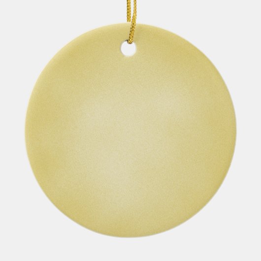 Retro Grainy Beige Achtergrond Keramisch Ornament (Voorkant)