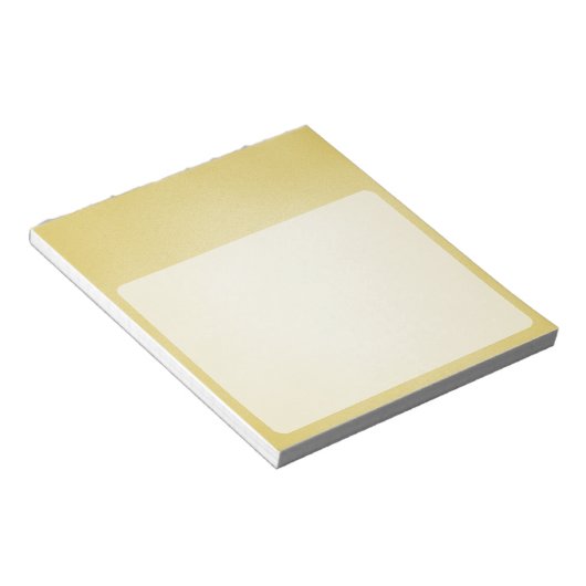 Retro Grainy Beige Achtergrond Notitieblok (Schuin)