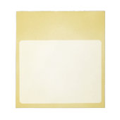 Retro Grainy Beige Achtergrond Notitieblok (Voorkant)