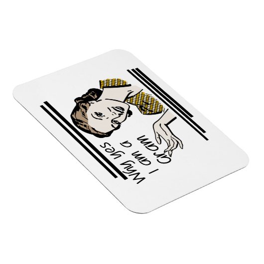 Retro Gram geschenken Magneet (Rechterzijde)