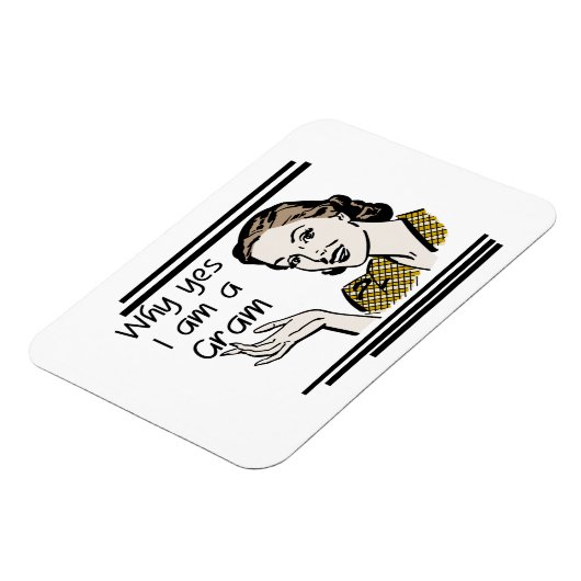 Retro Gram geschenken Magneet (Linkerzijde)