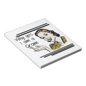 Retro Gram geschenken Notitieblok (Schuin)