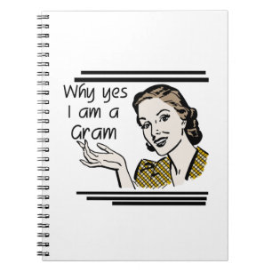 Retro Gram geschenken Notitieboek
