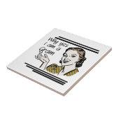 Retro Gram geschenken Tegeltje (Zijkant)