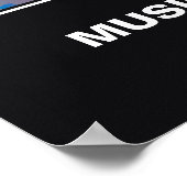 Retro gramophone muziek citeert motivatie poster (Hoek)