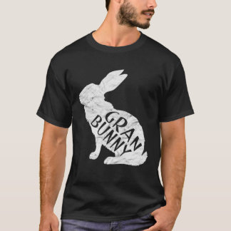 Retro Gran Bunny Oma Konijn Bijpassende Familie E T-shirt