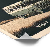 Retro Grand Canyon avontuur Poster (Hoek)