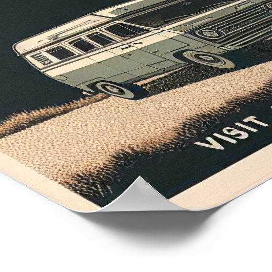 Retro Grand Canyon avontuur Poster (Hoek)