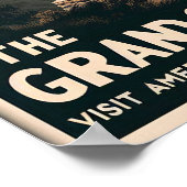 Retro Grand Canyon avontuur Poster (Hoek)