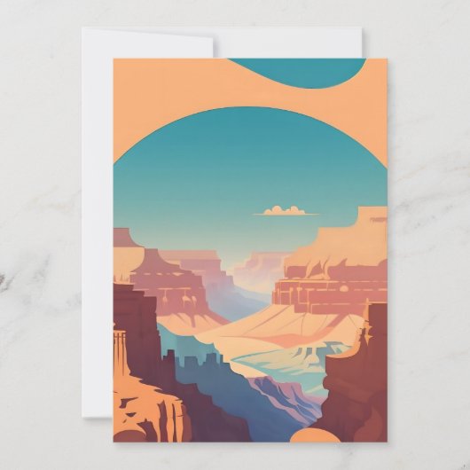 Retro - Grand Canyon Kaart (Voorkant)