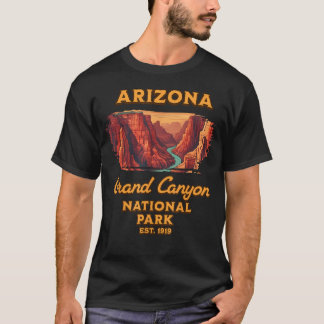Retro Grand Canyon National Park Arizona T-shirt