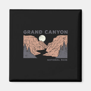 Retro Grand Canyon T-shirt Arizona Dames Nationaal Magneet