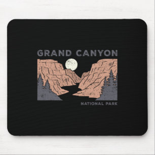 Retro Grand Canyon T-shirt Arizona Dames Nationaal Muismat