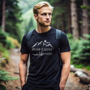 Retro Grand Canyon Wandelavontuur T-shirt