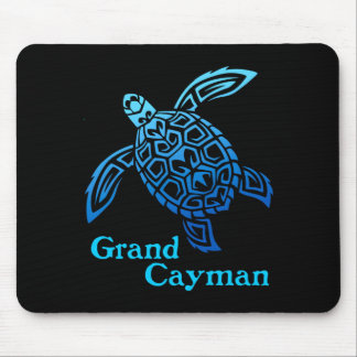 Retro Grand Cayman-eilanden zeeschildpad stam- Muismat