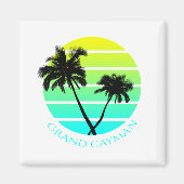 Retro Grand Cayman Magneet (Voorkant)