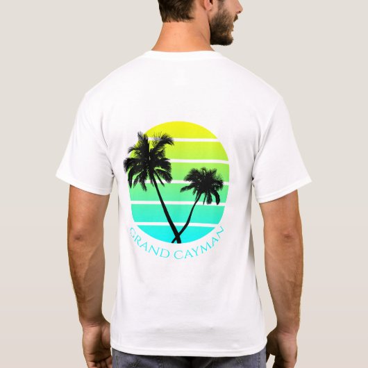 Retro Grand Cayman T-shirt (Achterkant)