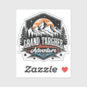 Retro Grand Targhee Ski Sticker (Vel)