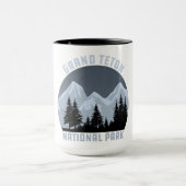  retro Grand Teton National Park Wyoming Mok (Midden)