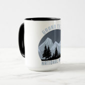  retro Grand Teton National Park Wyoming Mok (Voorkant links)