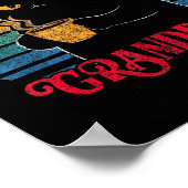 Retro Grandpaw Funny Sarcastic Cat Lover Quote Gra Poster (Hoek)