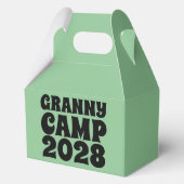 Retro Granny Camp tekst Bedankdoosjes (Voorkant)