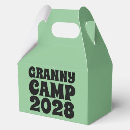 Retro Granny Camp tekst Bedankdoosjes