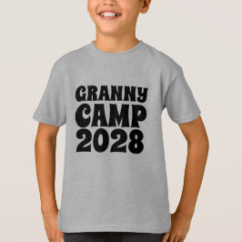 Retro Granny Camp tekst Kinder T-shirt