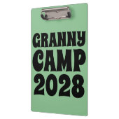 Retro Granny Camp tekst Klembord (Links)