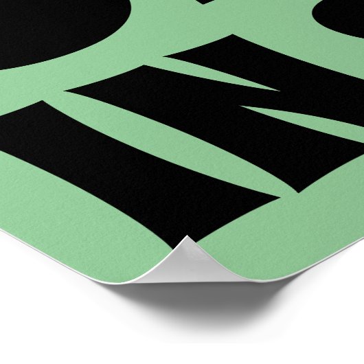 Retro Granny Camp tekst Poster (Hoek)