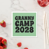 Retro Granny Camp tekst Servet (Insitu)