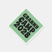 Retro Granny Camp tekst Servet (Hoek)