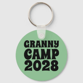 Retro Granny Camp tekst Sleutelhanger
