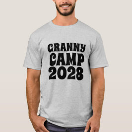Retro Granny Camp tekst T-shirt