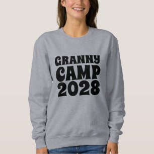Retro Granny Camp tekst Trui