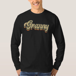 Retro Granny Moeder Leven Moederdag Tekst T-shirt
