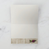 Retro Grapes Thanksgiving Feestdagen Kaart (Binnen)