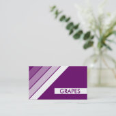 retro GRAPES Visitekaartje (Staand voorkant)