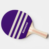 Retro Grapevine Three Across Striping with Name Tafeltennisbatje (Zijkant)