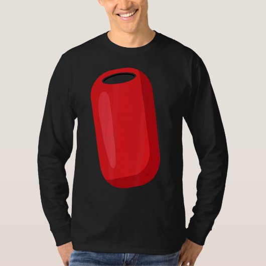 Retro Graphic Beadwork met handendraai met rechtho T-shirt (Voorkant)