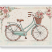 Retro Graphic bikes fietsen Sticker (Voorkant)