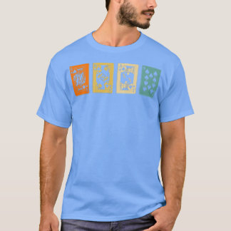 Retro Graphic Board Games Card Games Dice Game Nig T-shirt