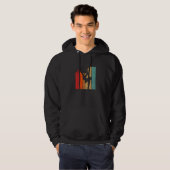 Retro Graphic Climbing Bouldering Rock Climber Mou Hoodie (Voorkant volledig)