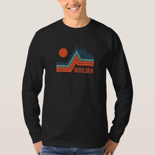 Retro Graphic Climbing Bouldering Rock Climber Mou T-shirt (Voorkant)