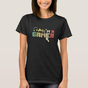 Retro Graphic Console Player Controller Video Game T-shirt
