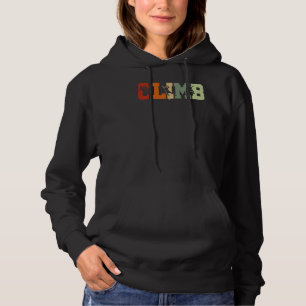 Retro Graphic Couldering Bouldering Rock Climate M Hoodie