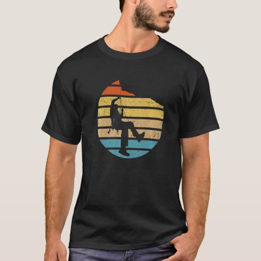Retro Graphic Couldering Bouldering Rock Climate M T-shirt (Voorkant)